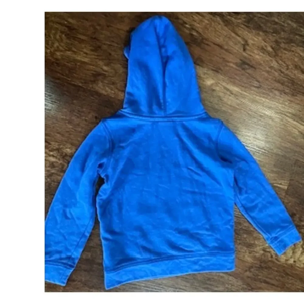 Nike Boys Royal Blue Fleece Pullover Hoodie Sweatshirt Size Small (4-5)